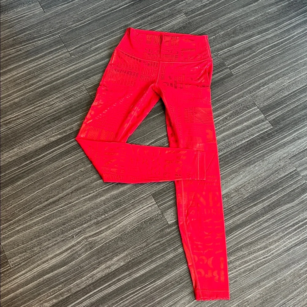 Lululemon Wunder Under 20 Year Manifesto Leggings
